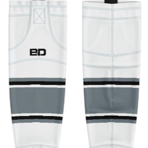 Jr. Inferno-GHC-Sublimated Hockey Socks - A2-White - Youth Thumbnail