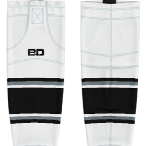 Jr. Inferno-GHC-Sublimated Hockey Socks - A5-White - Youth Thumbnail
