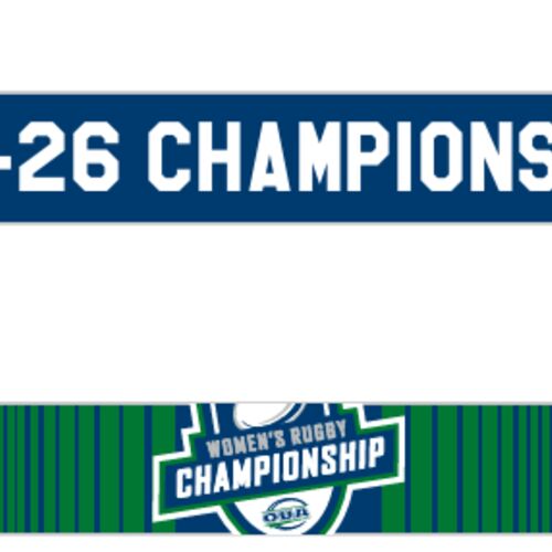 OUA Women’s Rugby Championship Sublimated Scarf Thumbnail