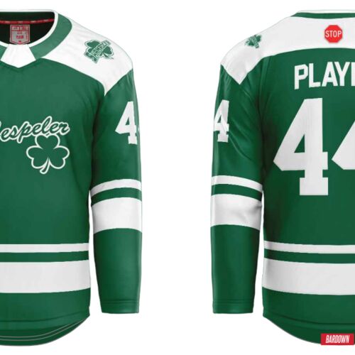 Hespeler Shamrocks Green Hybrid Jersey - Adult Thumbnail