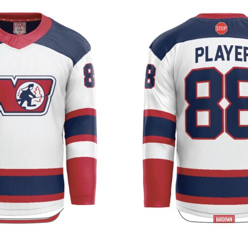 North Bay Trappers AAA Cut & Sew Hockey Jersey - Youth Thumbnail