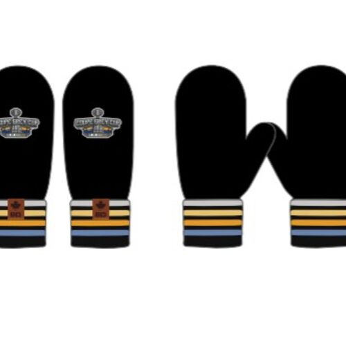 Coupe Grey Cup Four Stipes Mitten Thumbnail