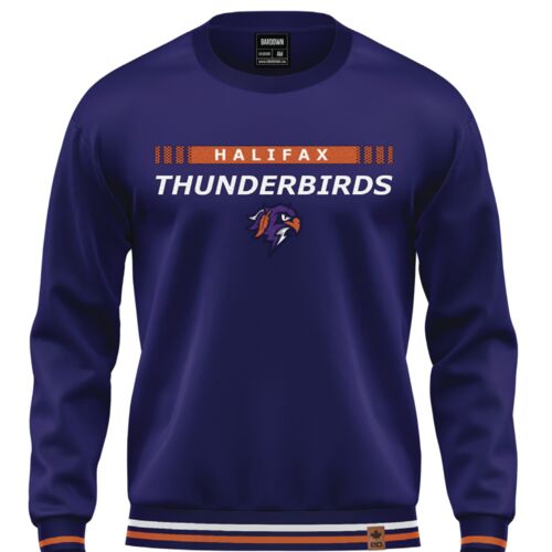 Halifax Thunderbirds Ribbon Show Cuff Colored Crewneck - Youth  Thumbnail