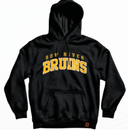 SFS Bow River Bruins Classic Hoodie - Black - Youth Thumbnail
