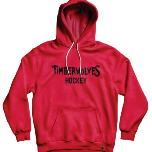 Cochrane Timberwolves Classic Hoodie - Red Thumbnail