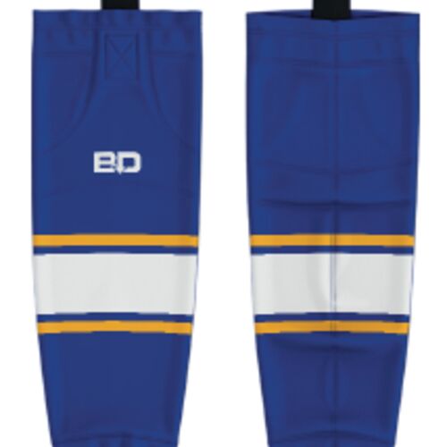 Tri Cities Female Ice Hockey Sublimated Hockey Socks - Blue Thumbnail