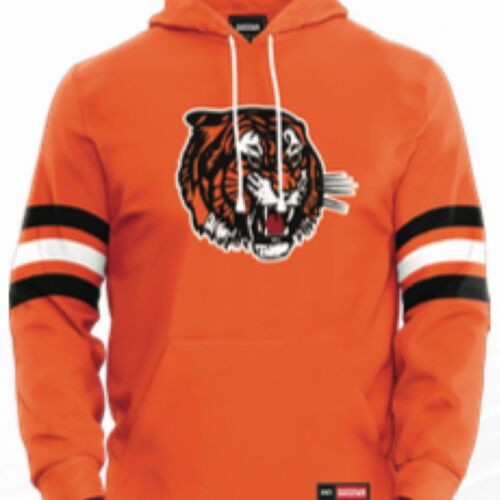 Medicine Hat Tigers Sublimated Jersey Hoodie Thumbnail