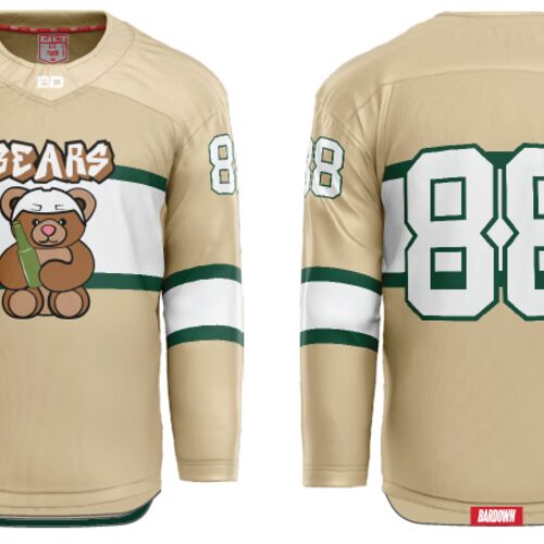 The Bears Sublimated Hockey Jersey - Adult Thumbnail
