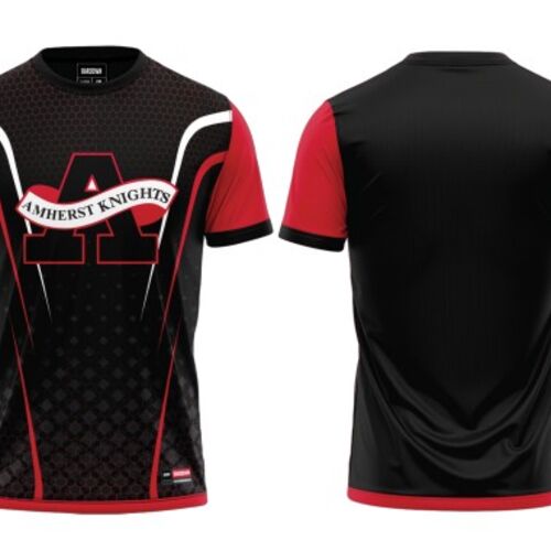 Amherst Knights Travel Sublimated Short Sleeve - Youth  Thumbnail