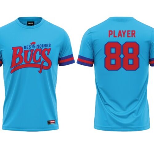 Des Moines Jr Bucs Sublimated Short Sleeve 2.0 - Youth  Thumbnail