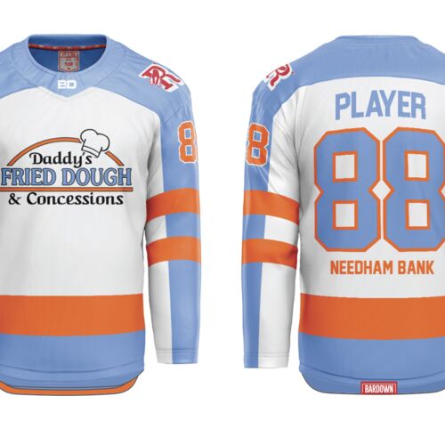 Daddy's Fried Dough Sublimated Hockey Jersey - Youth Thumbnail