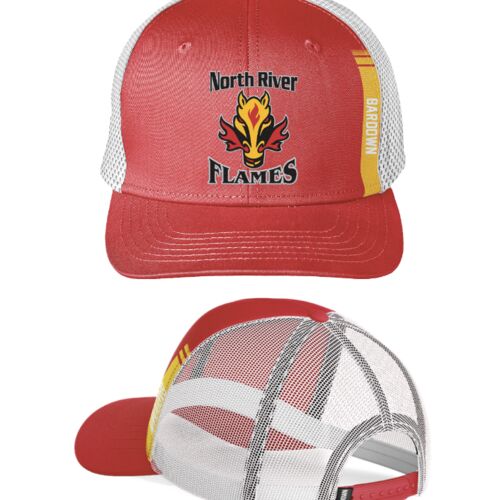 North River Flames Side Stripe Mesh Hat Thumbnail