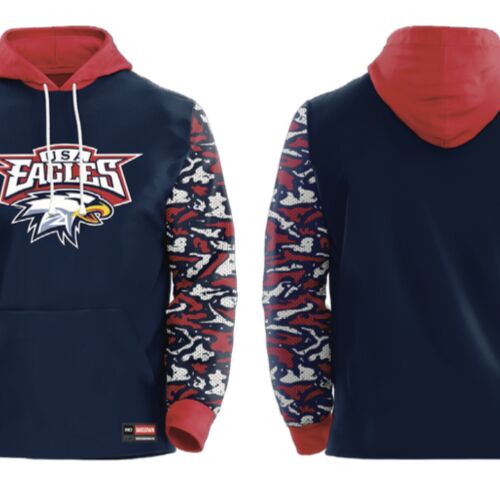 USA Eagles Sublimated Camo Hoodie - Youth Thumbnail