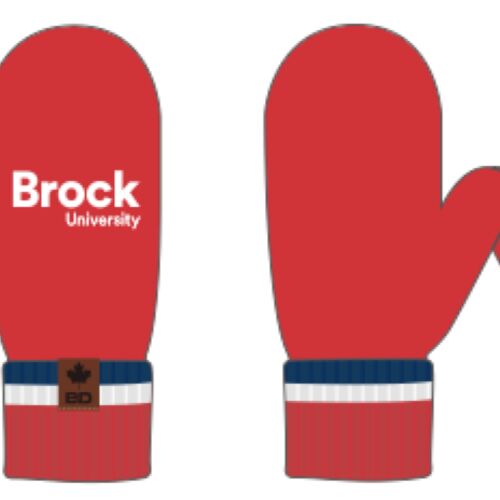 Brock University Classic 2.0 Mittens 2 Thumbnail
