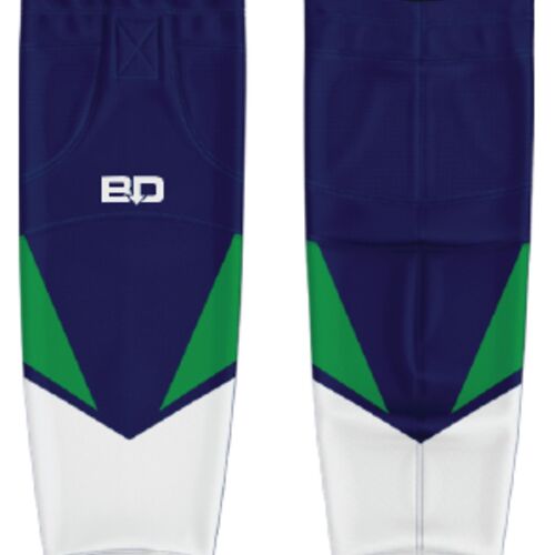 Springbank Rockies Sublimated Hockey Socks - White (Youth) Thumbnail
