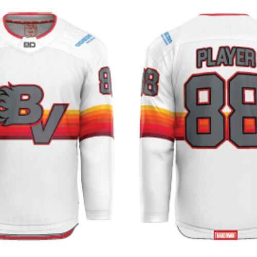 Bow Valley Sublimated Jersey - White (Youth) Thumbnail