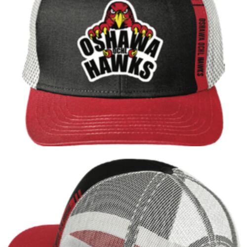 Oshawa OCHL Hawks Side Stripe Hat Thumbnail