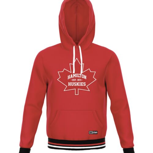 Hamilton Huskies Cuff Colored Hoodie Thumbnail