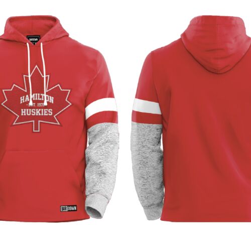 Hamilton Huskies Striper Streetwear Hoodie Thumbnail