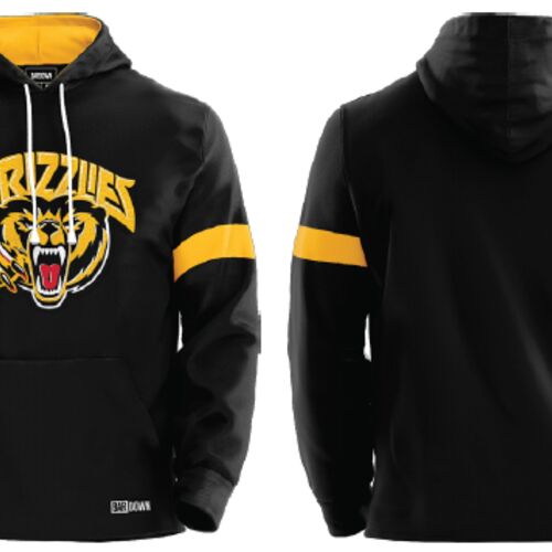 Victoria Grizzlies Custom Striper Streetwear Hoodie - Youth Thumbnail