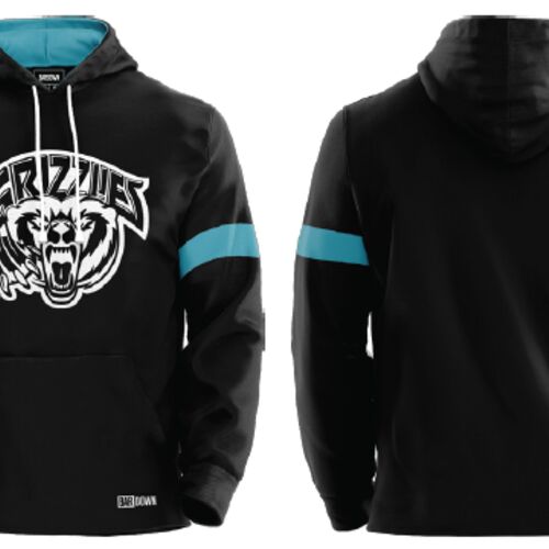 Victoria Grizzlies Custom Striper Streetwear Hoodie - Youth Thumbnail