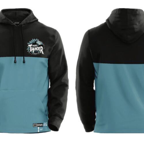 Paris Thunder Ringette Splash Streetwear Hoodie Thumbnail