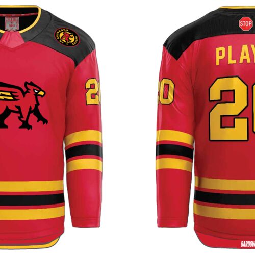 Guelph Gryphons Cut & Sew Hockey Jersey - Third Thumbnail