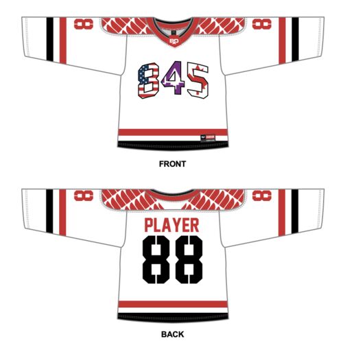 845 LAX Pro Neckline Box Lacrosse Jersey - Youth Thumbnail