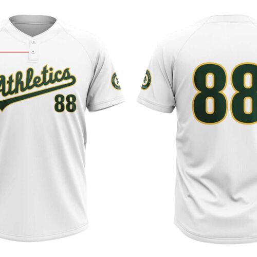 North Toronto Rep Sublimated Two Button Baseball Jersey - Youth Thumbnail