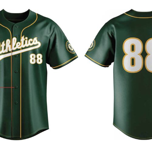 North Toronto Rep Sublimated Full Button Baseball Jersey - Youth Thumbnail