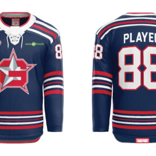 Ocean Side Generals Sublimated Hockey Jersey Youth Thumbnail