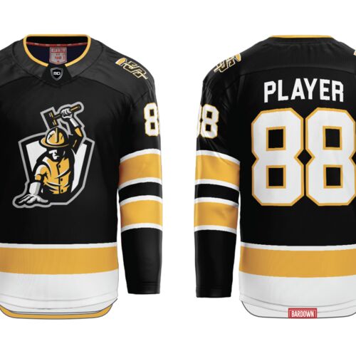 Jr Steelers Sublimated Hockey Jersey - Youth Thumbnail