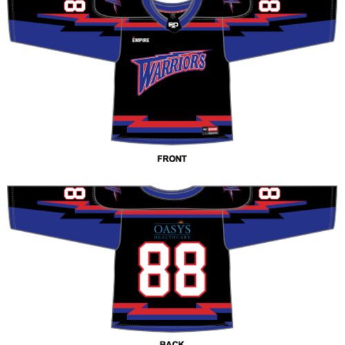 Whitby Warriors Box Lacrosse Jersey Thumbnail